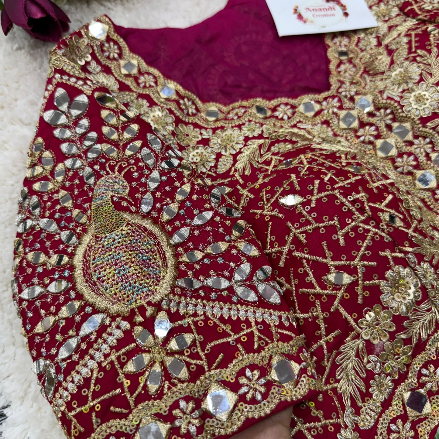 MayurKanthi Real Mirror Blouses : NC75