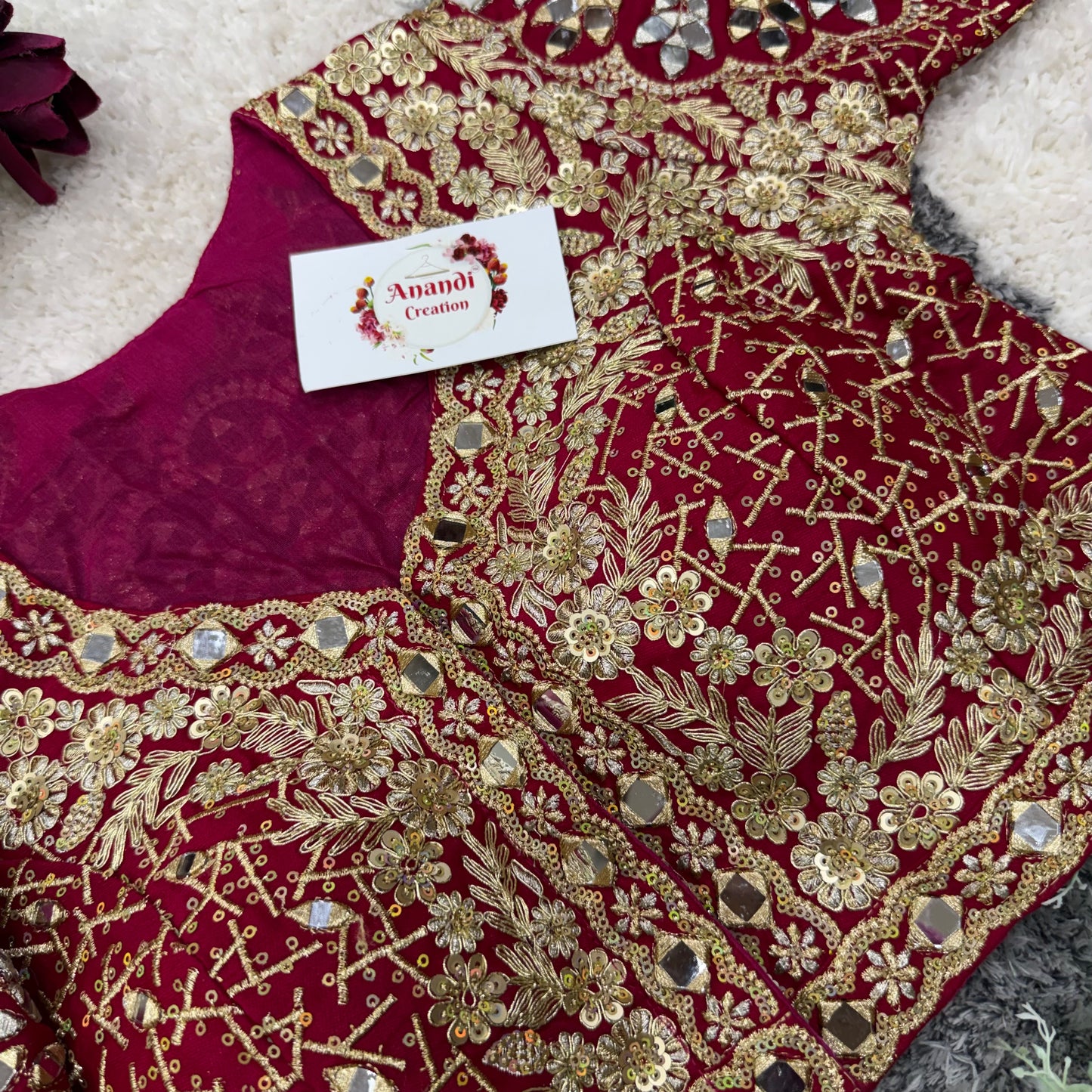MayurKanthi Real Mirror Blouses : NC75