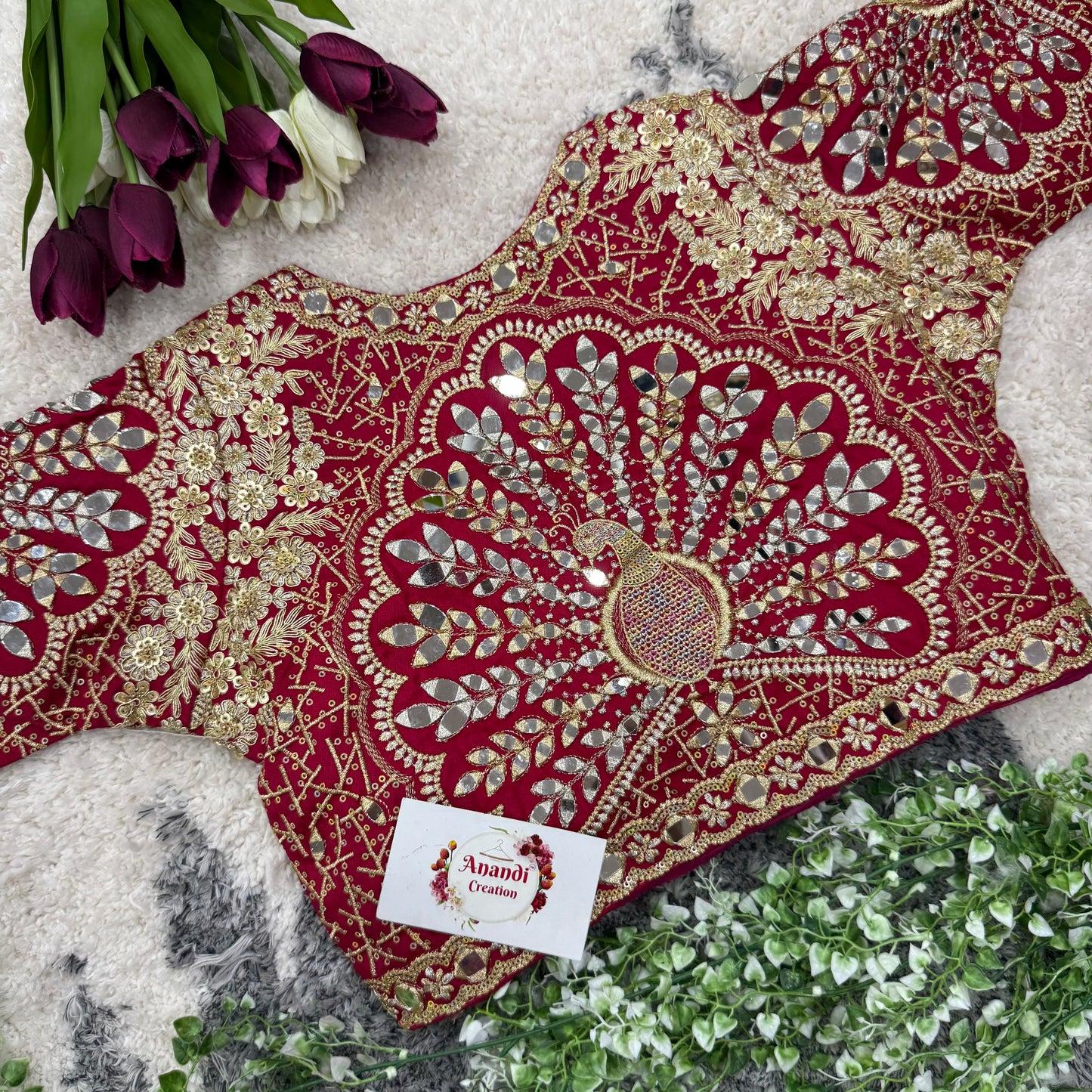MayurKanthi Real Mirror Blouses : NC75