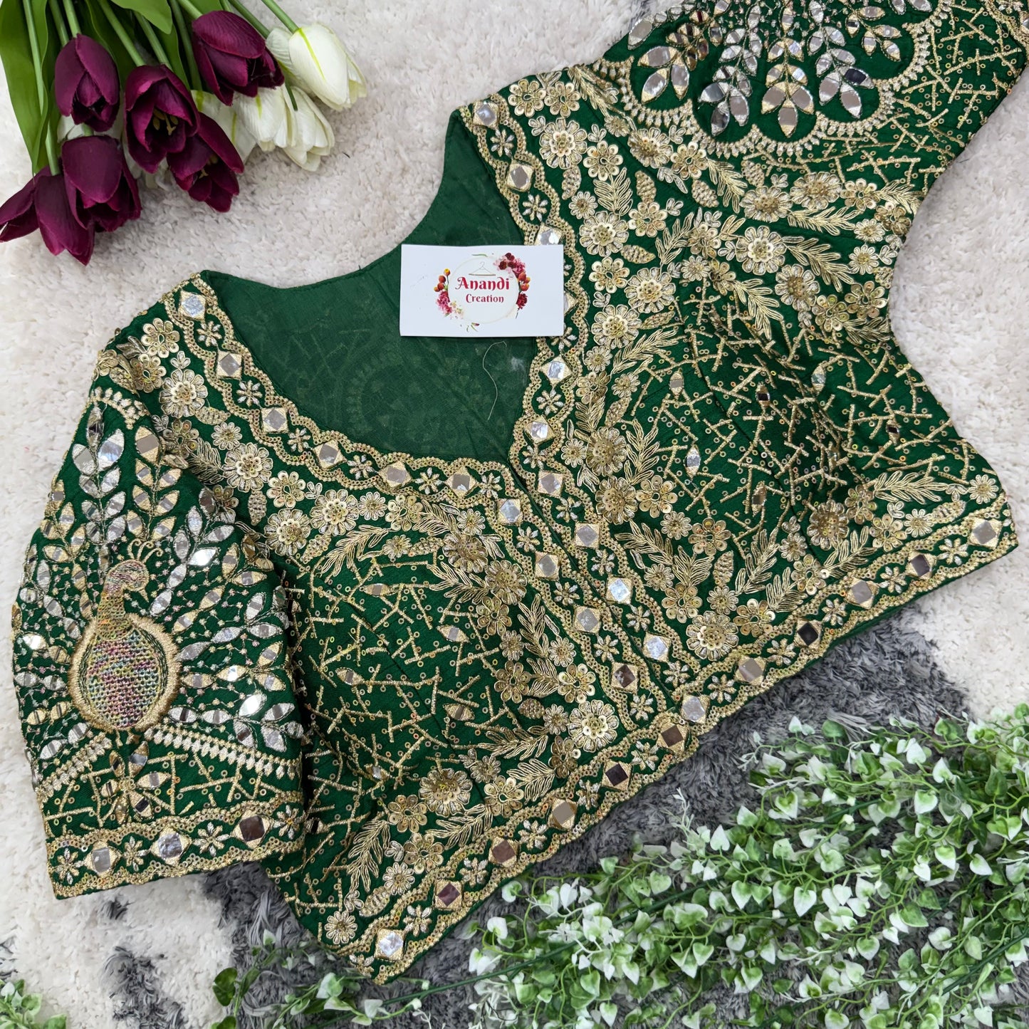 MayurKanthi Real Mirror Blouses : NC75