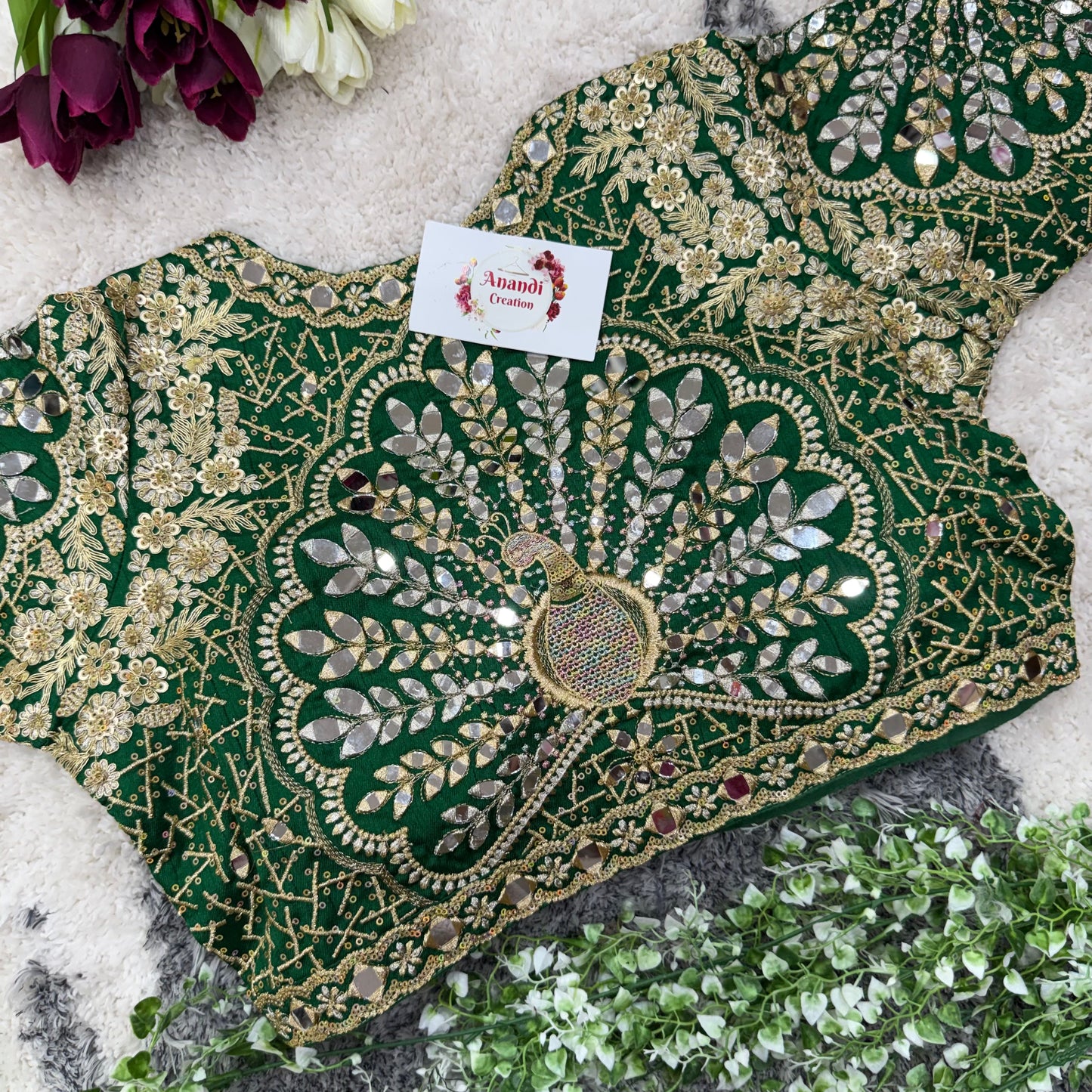 MayurKanthi Real Mirror Blouses : NC75
