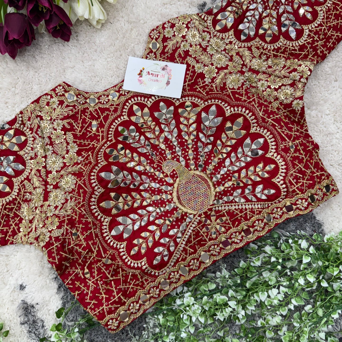 MayurKanthi Real Mirror Blouses : NC75