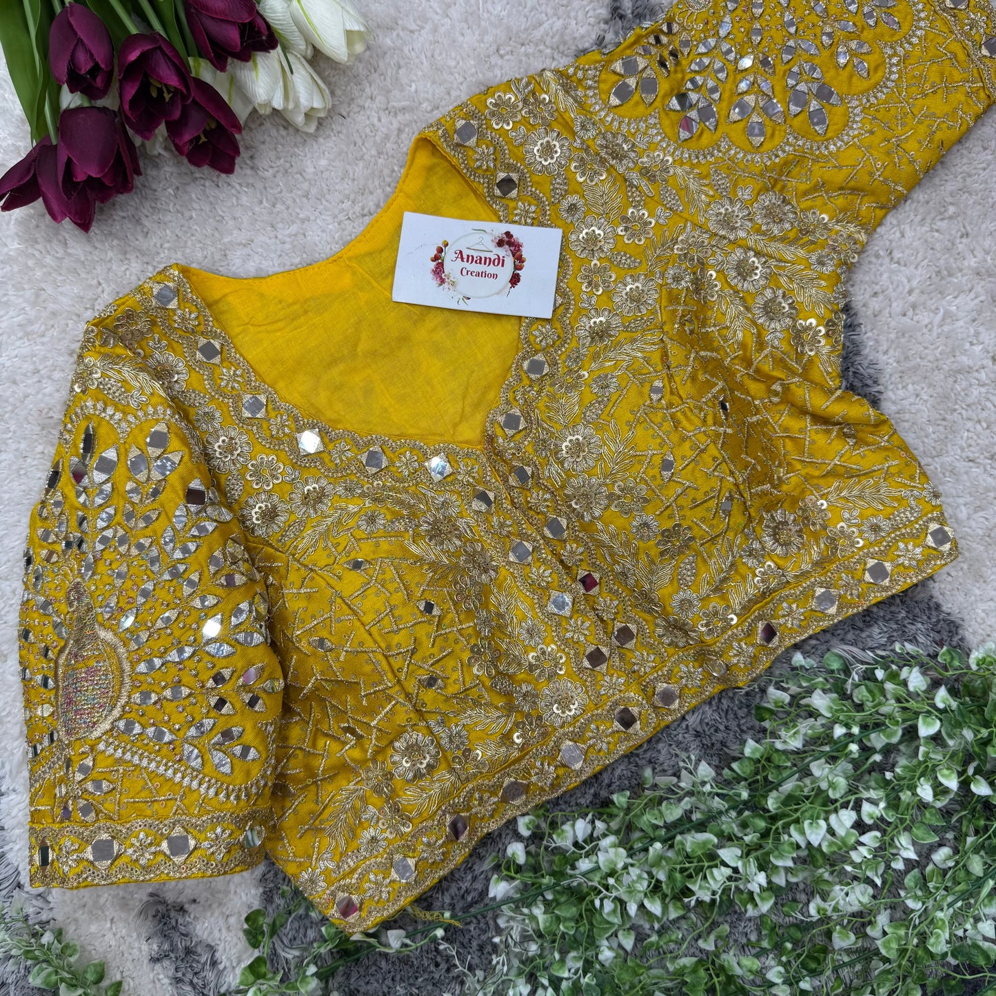 MayurKanthi Real Mirror Blouses : NC75