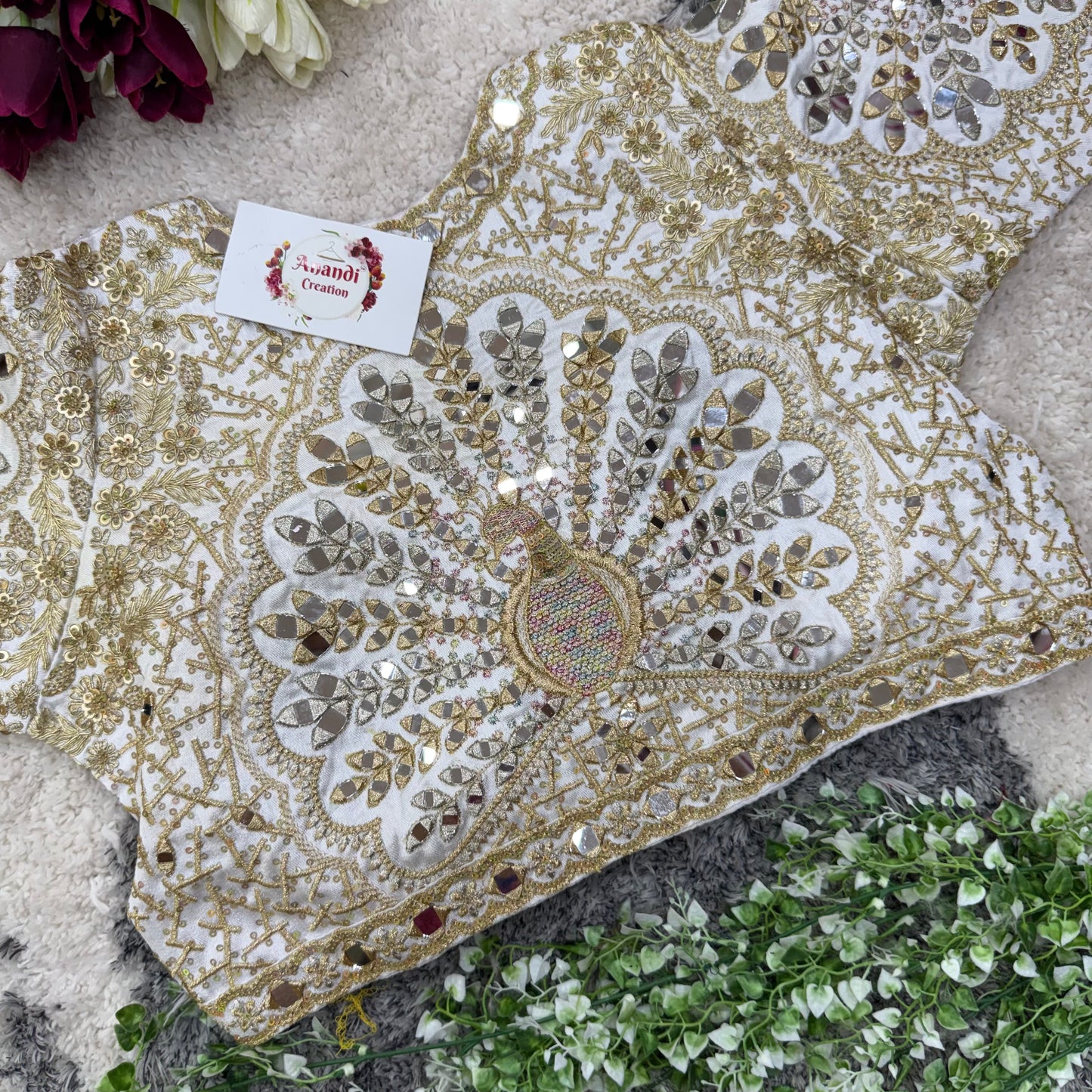 MayurKanthi Real Mirror Blouses : NC75