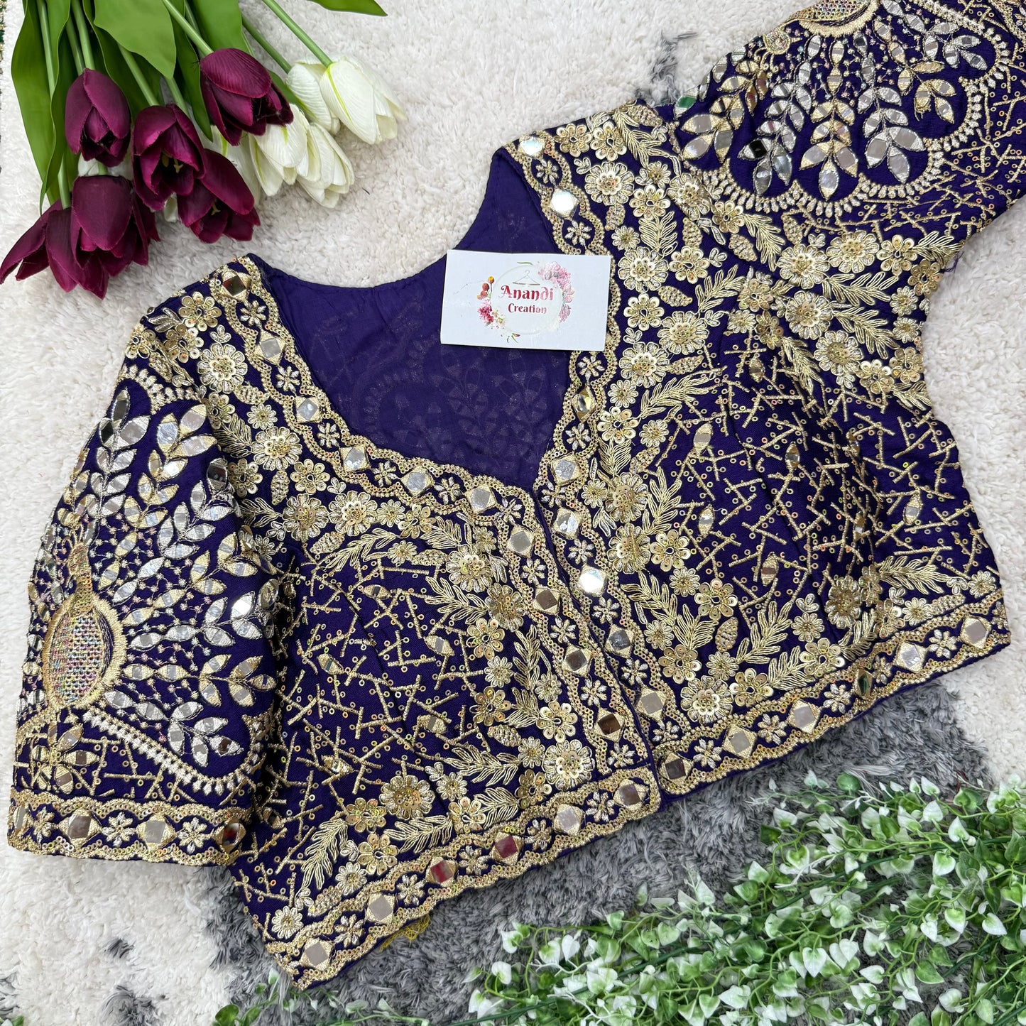 MayurKanthi Real Mirror Blouses : NC75