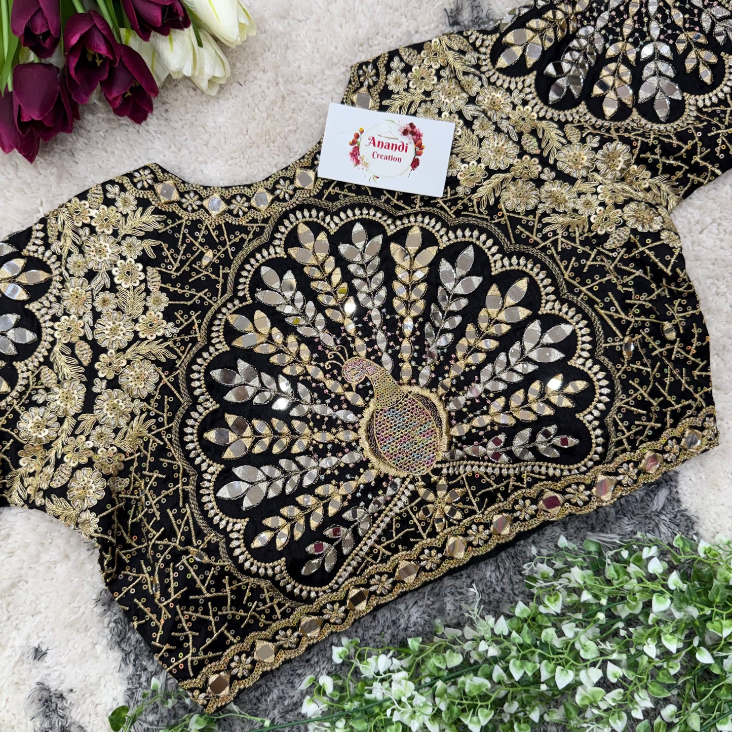 MayurKanthi Real Mirror Blouses : NC75