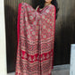 Semi Modal Silk Ajrakh Real Mirror : MH10