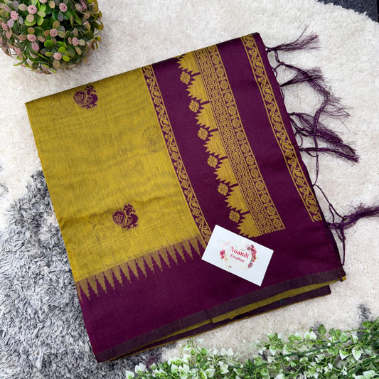 Semi Maheshwari Cotton saree : ASD01