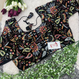 Premium Floral Plus Size Blouse - Jumbo NC17