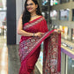 Semi Modal Silk Half Ajrakh Real Mirror : MH11