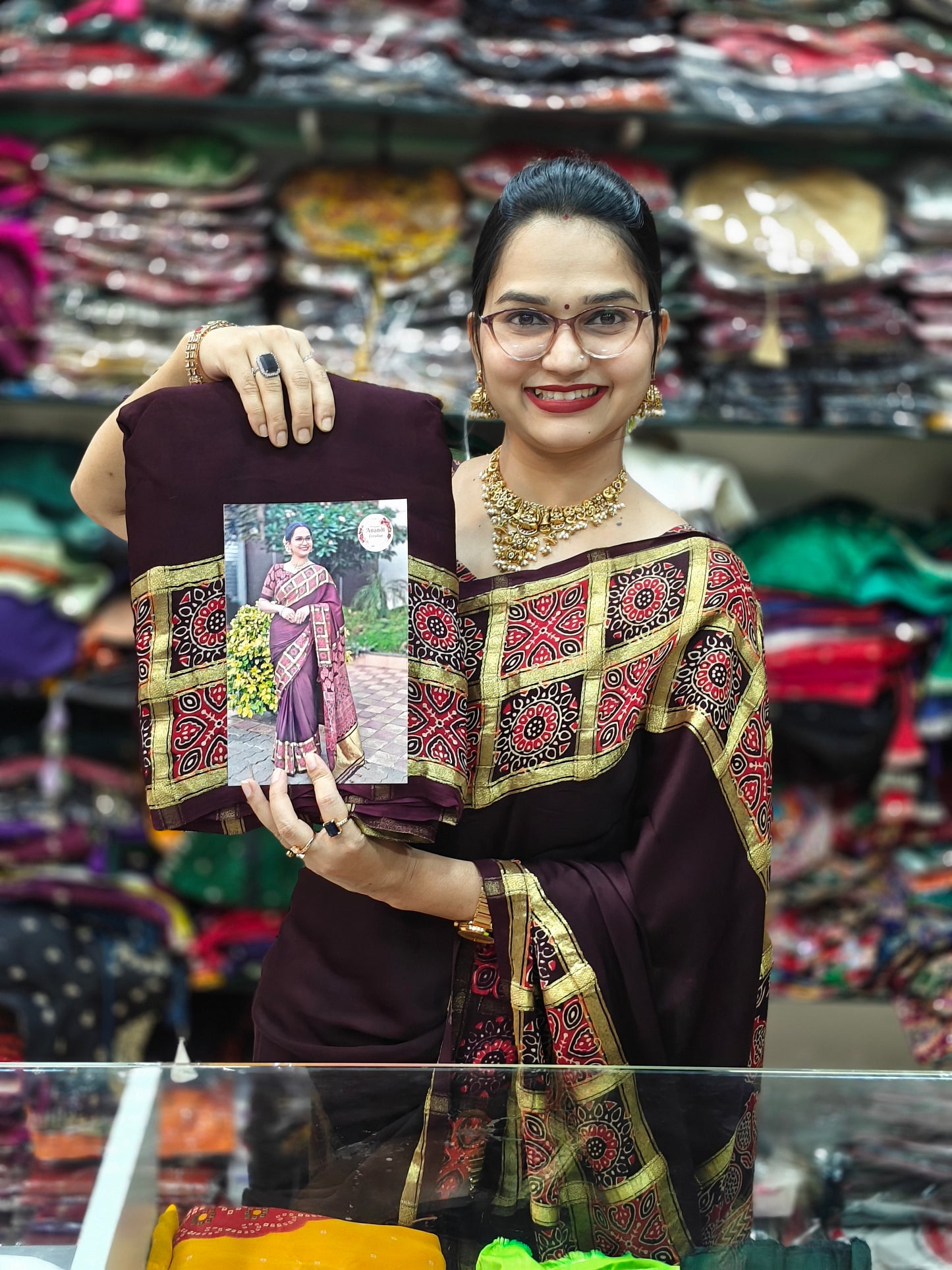 Pure Gajji Silk Saree : MH01