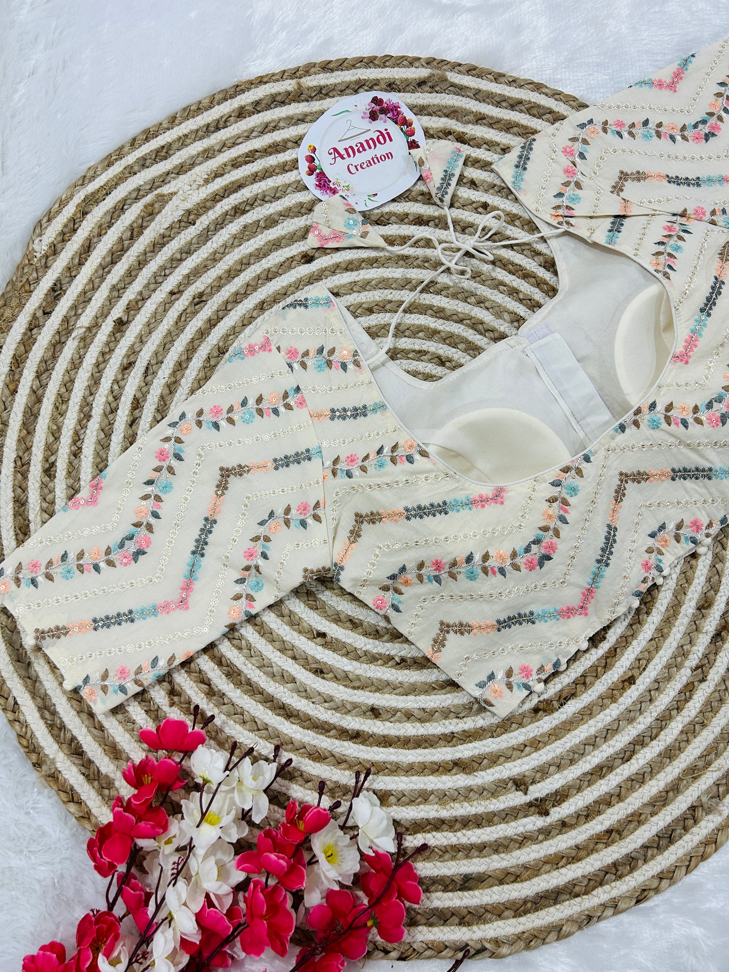 Pure Cotton Khadi Blouse