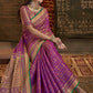 Barney Purple Patola Silk Saree