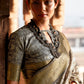 Martini Grey Digital Printed Soft Silk Saree
