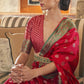 Milano Red Kota Silk Saree