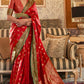 Milano Red Kota Silk Saree