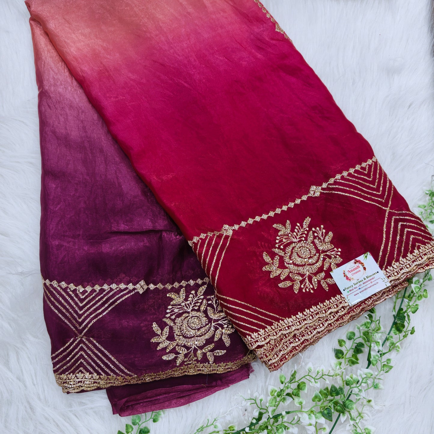 Designer Shaded Saree