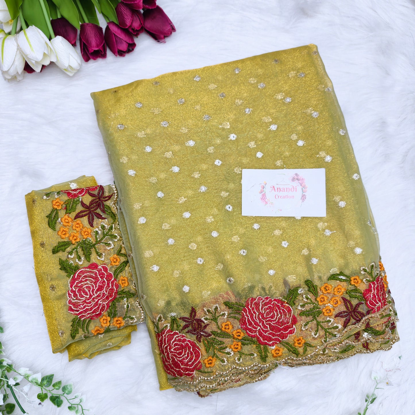 Did-Hajari butta saree