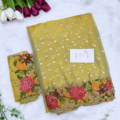 Did-Hajari butta saree
