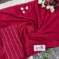 Crunchy Silk Plain saree  : VR13