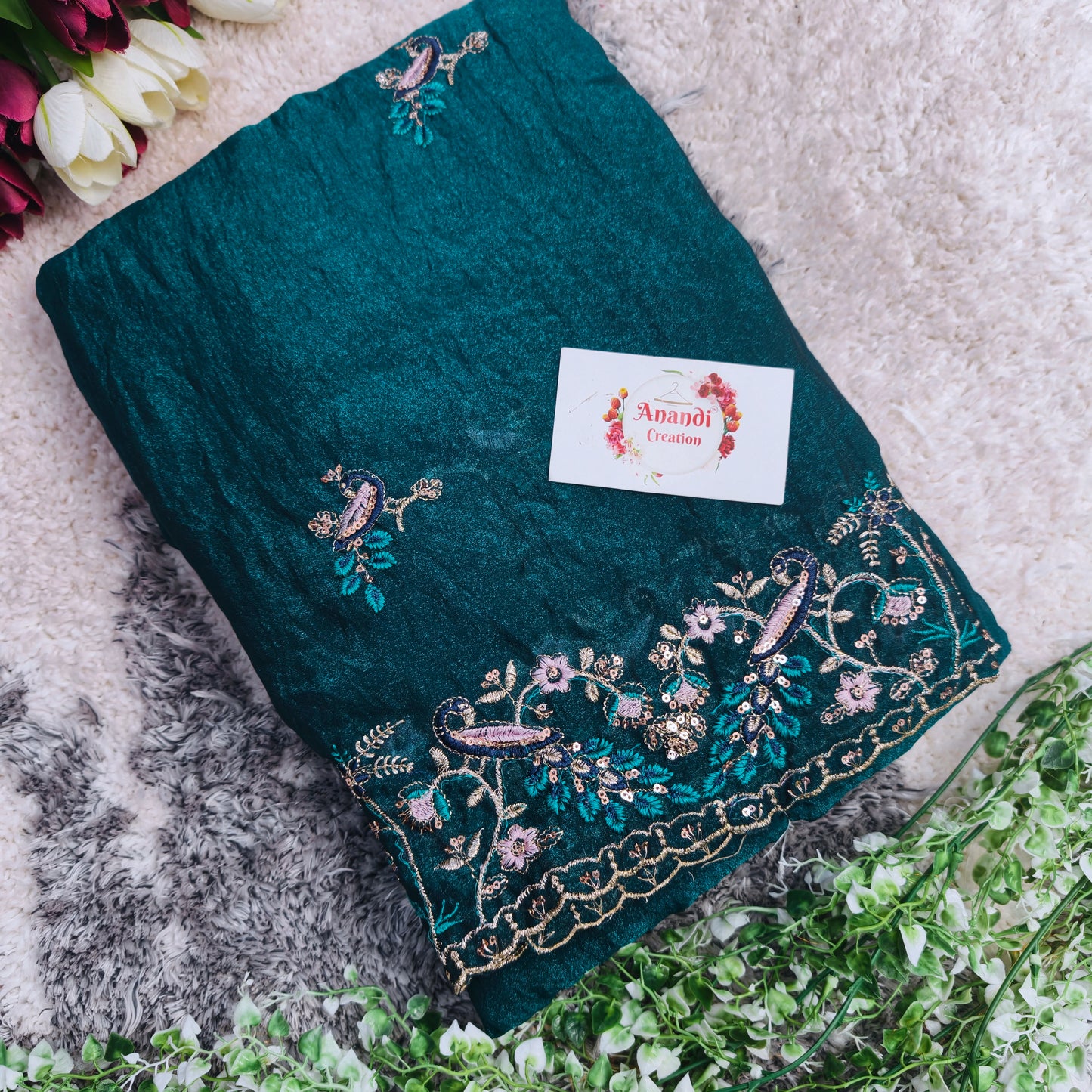 Miss Silk More Embroidery Saree