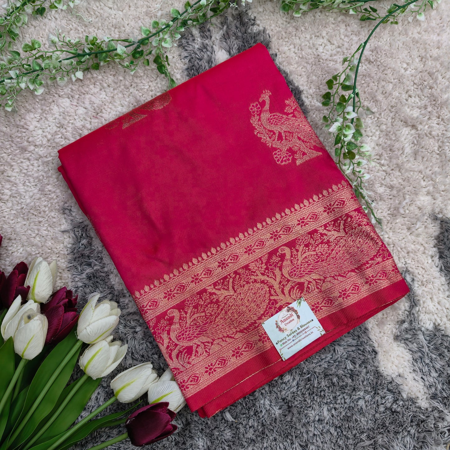 Semi Paithani Morni