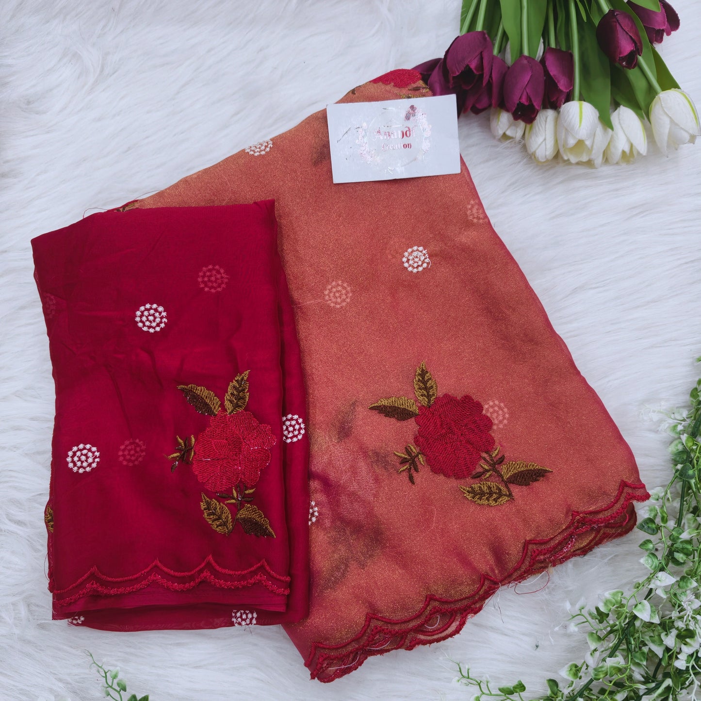 Gulab Designer Saree