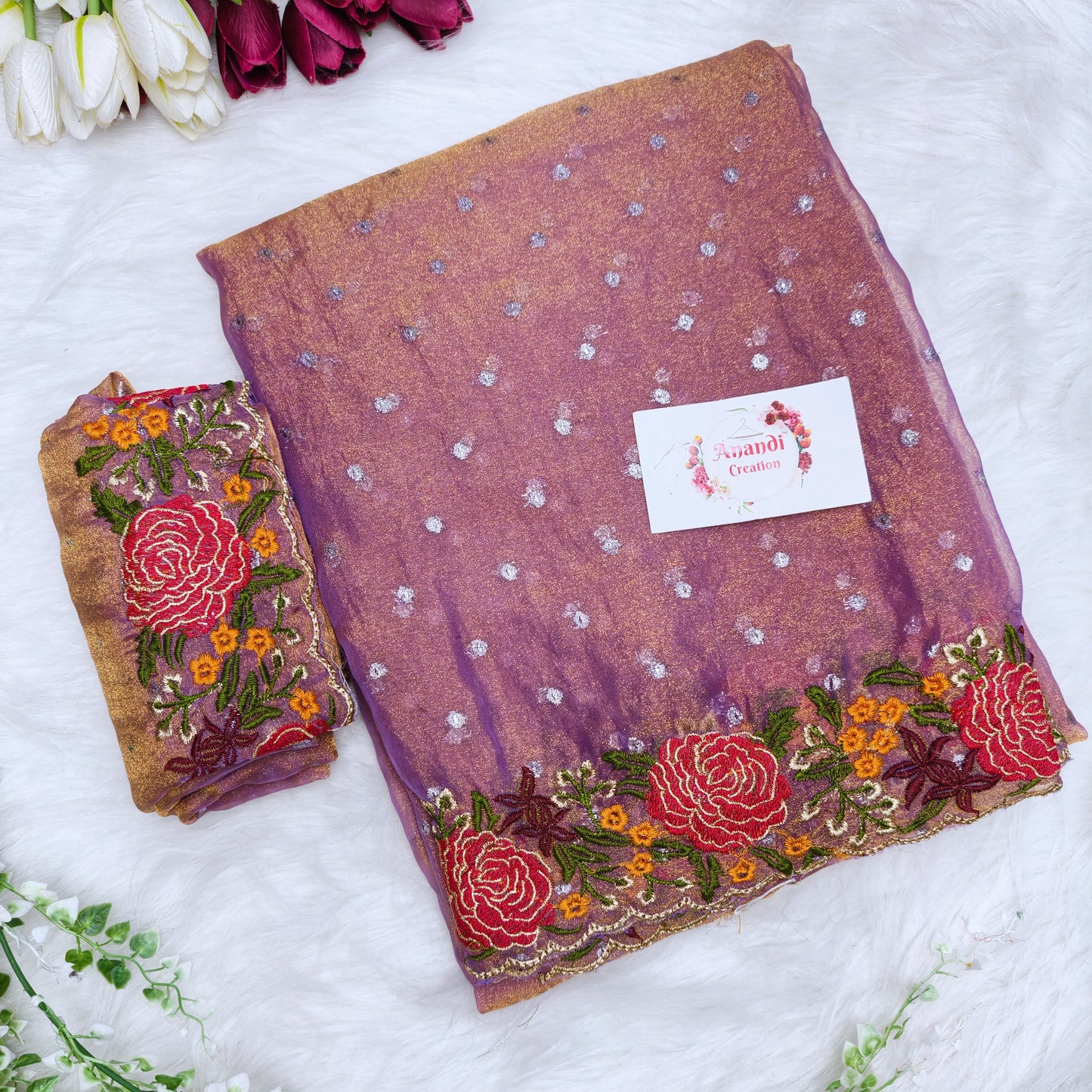 Did-Hajari butta saree