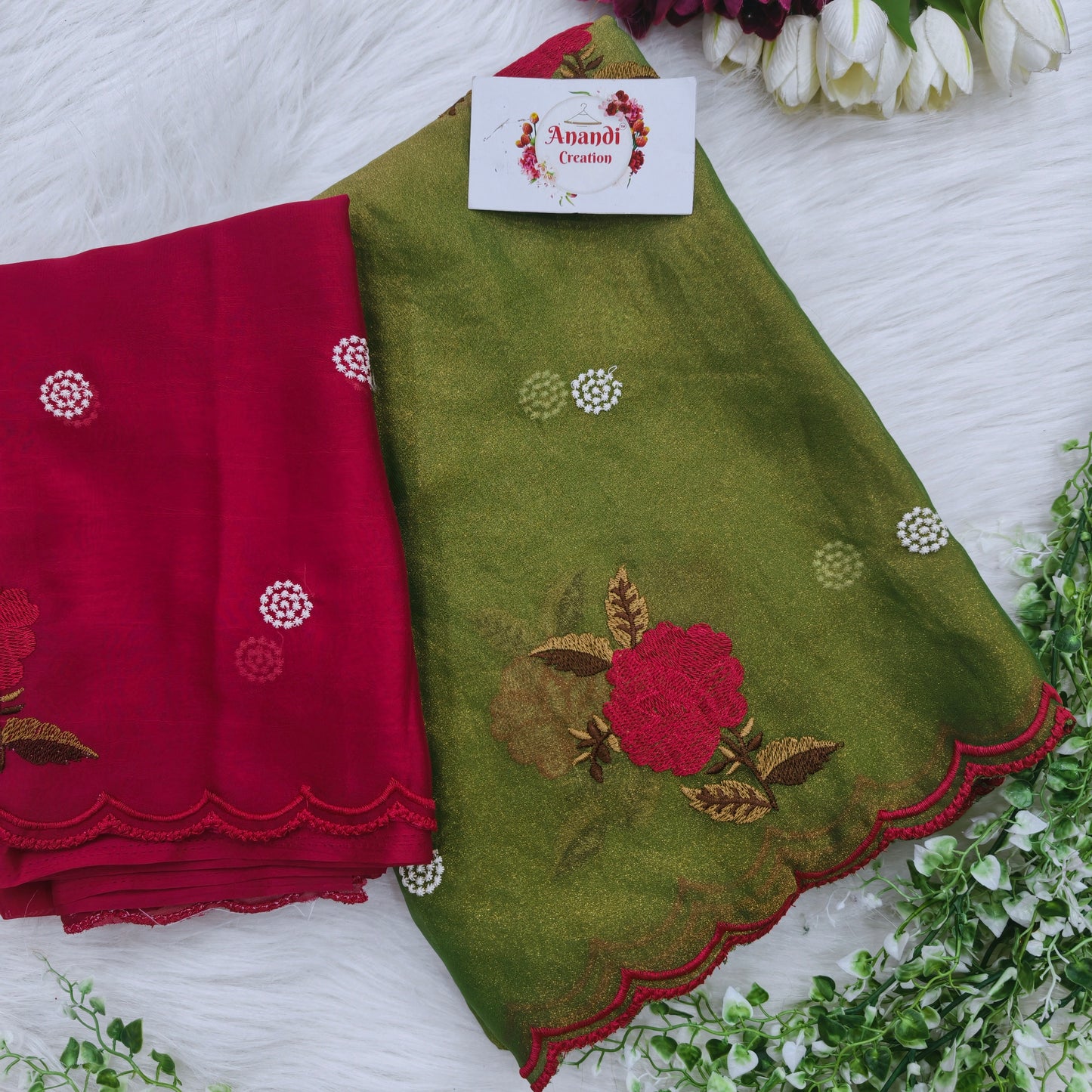 Gulab Designer Saree