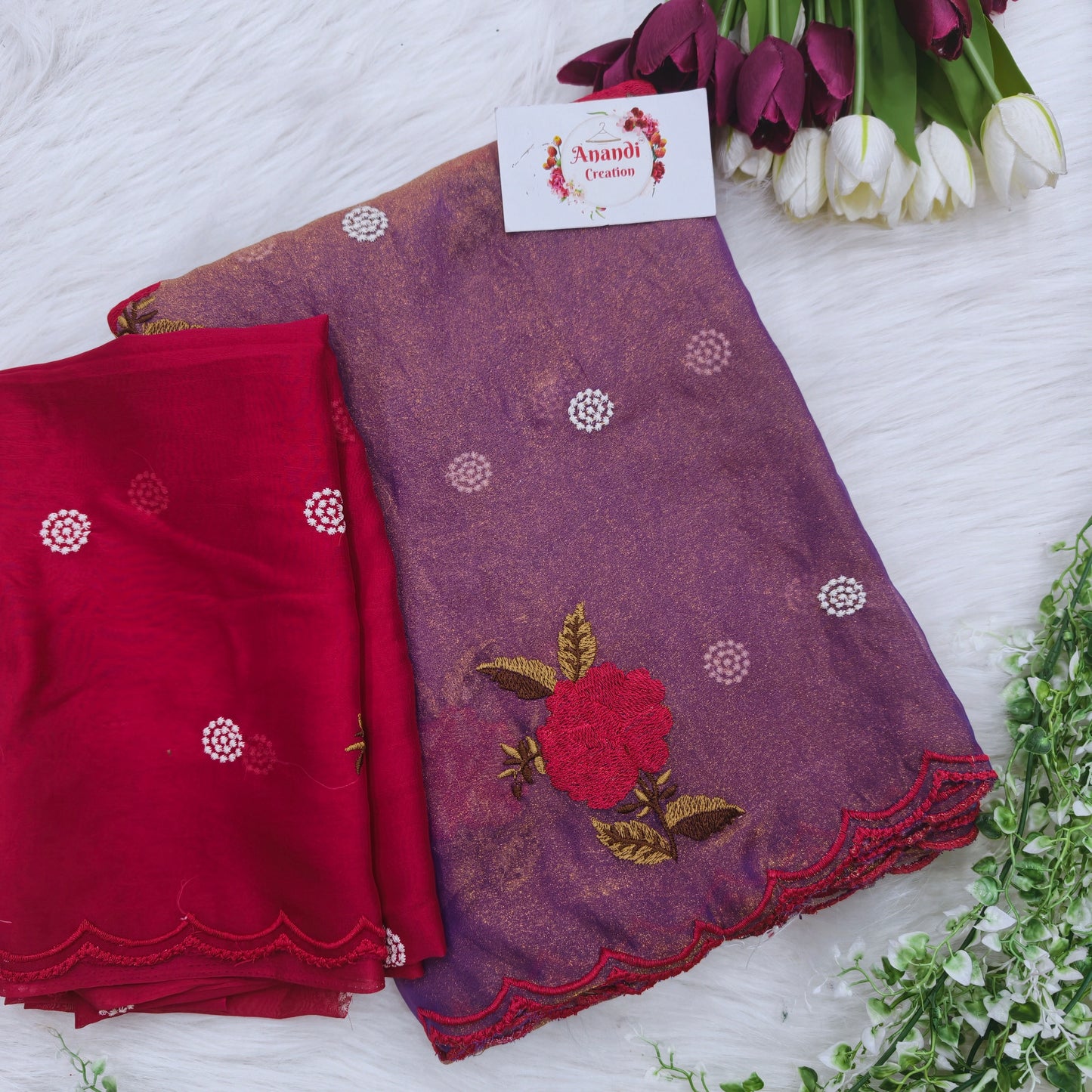 Gulab Designer Saree