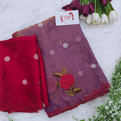 Gulab Designer Saree