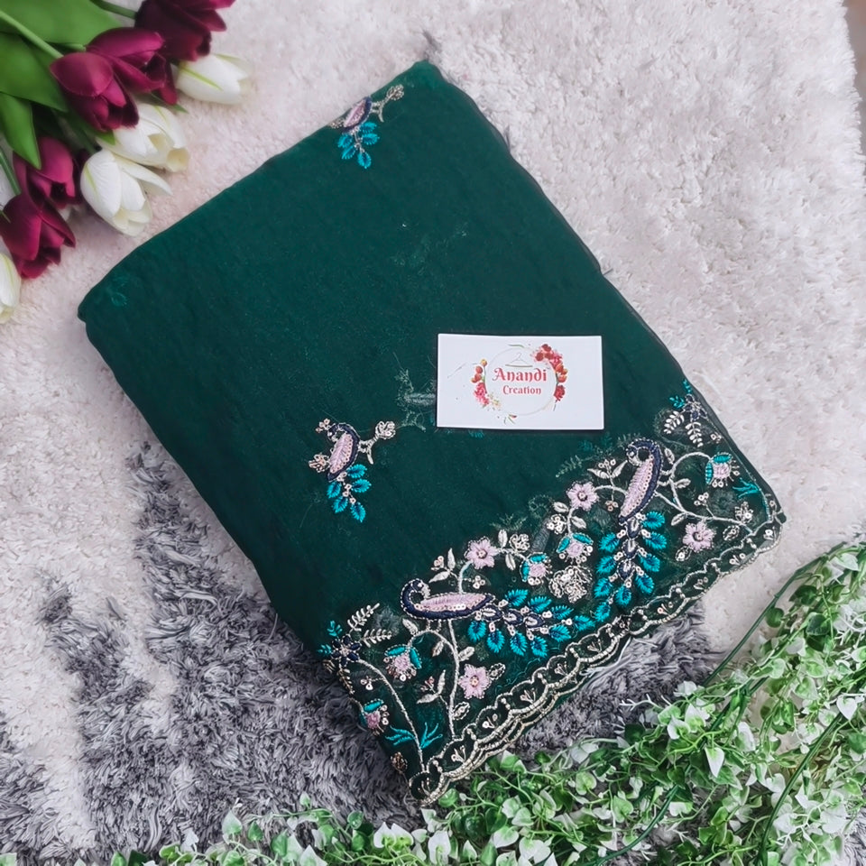 Miss Silk More Embroidery Saree