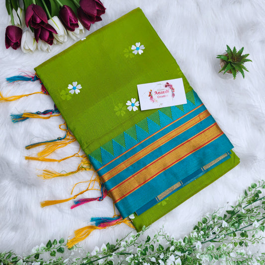 Sadafully: Parrot Green Colour