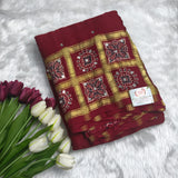 Pure Gajji Silk Saree : Mirror