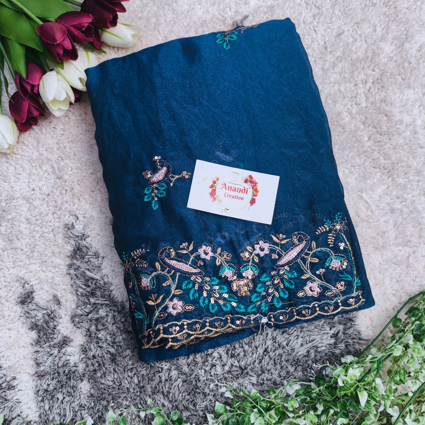 Miss Silk More Embroidery Saree