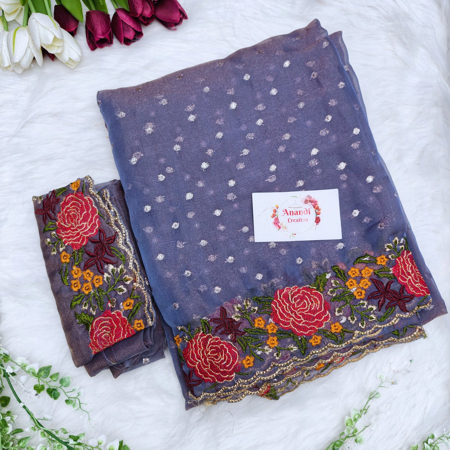 Did-Hajari butta saree