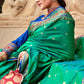 Shamrock Green South Silk Saree
