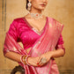 Sherbet Pink Banarasi Silk Saree