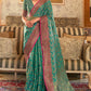 Surfie Green Kota Silk Saree