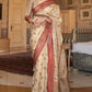 Vanilla Beige Kota Silk Saree